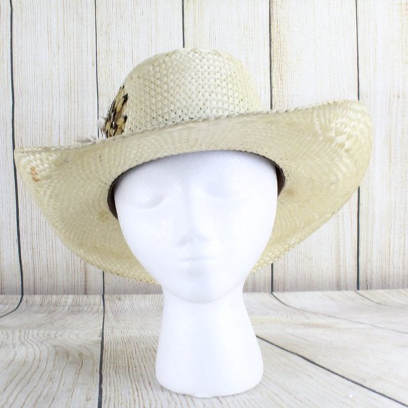 BAILEY Panama Straw Hat Size 7.5 - Picture 2 of 10